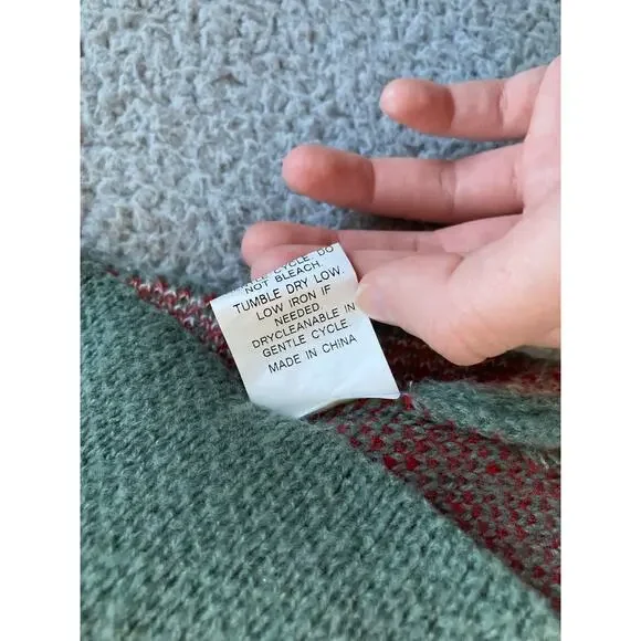 Mushroom Crop Tank Top Halter Large Knit V-Neck Cottagecore Red Green Bralette - Picture 8 of 12